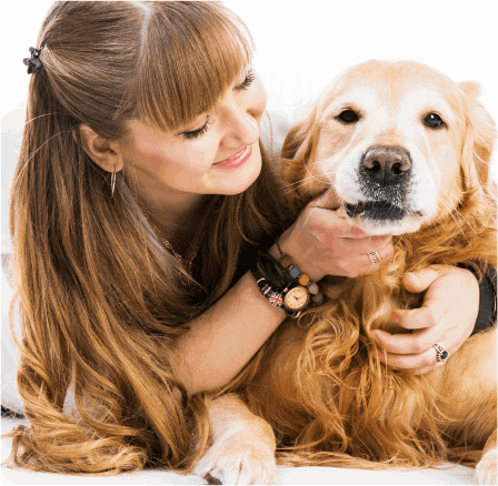 pet-memorials-woman-dog